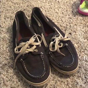 Sperry boat shoes.